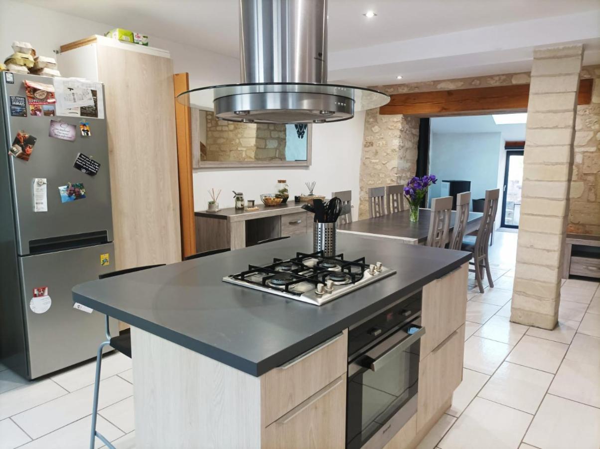 Agreable Maison De Ville Tout Confort Лудён Экстерьер фото